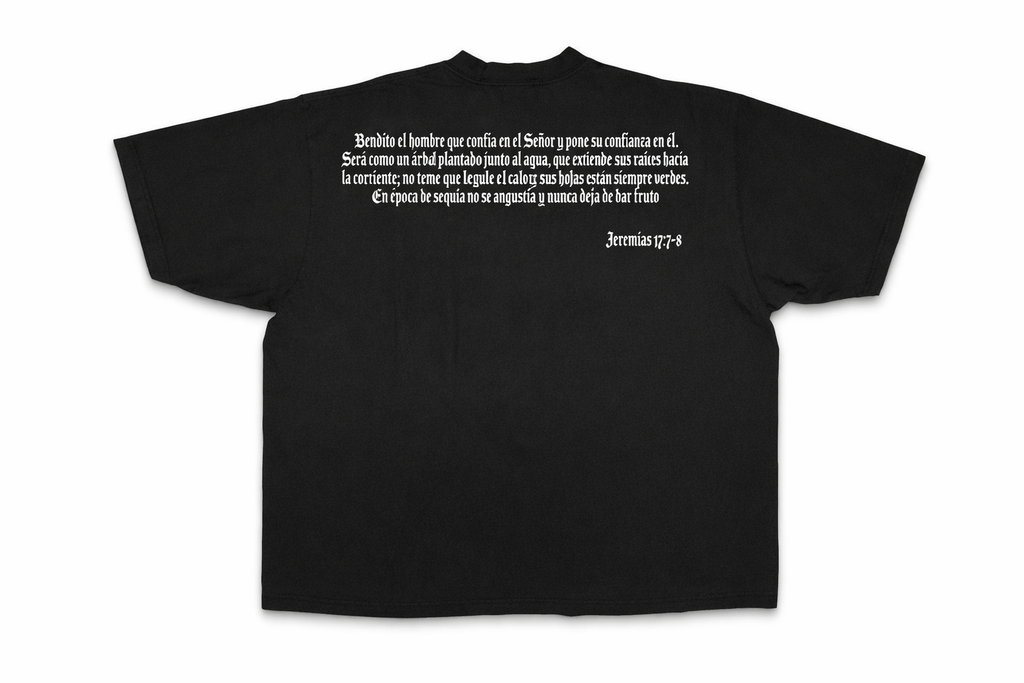 OverlyBlessed Black logo tee