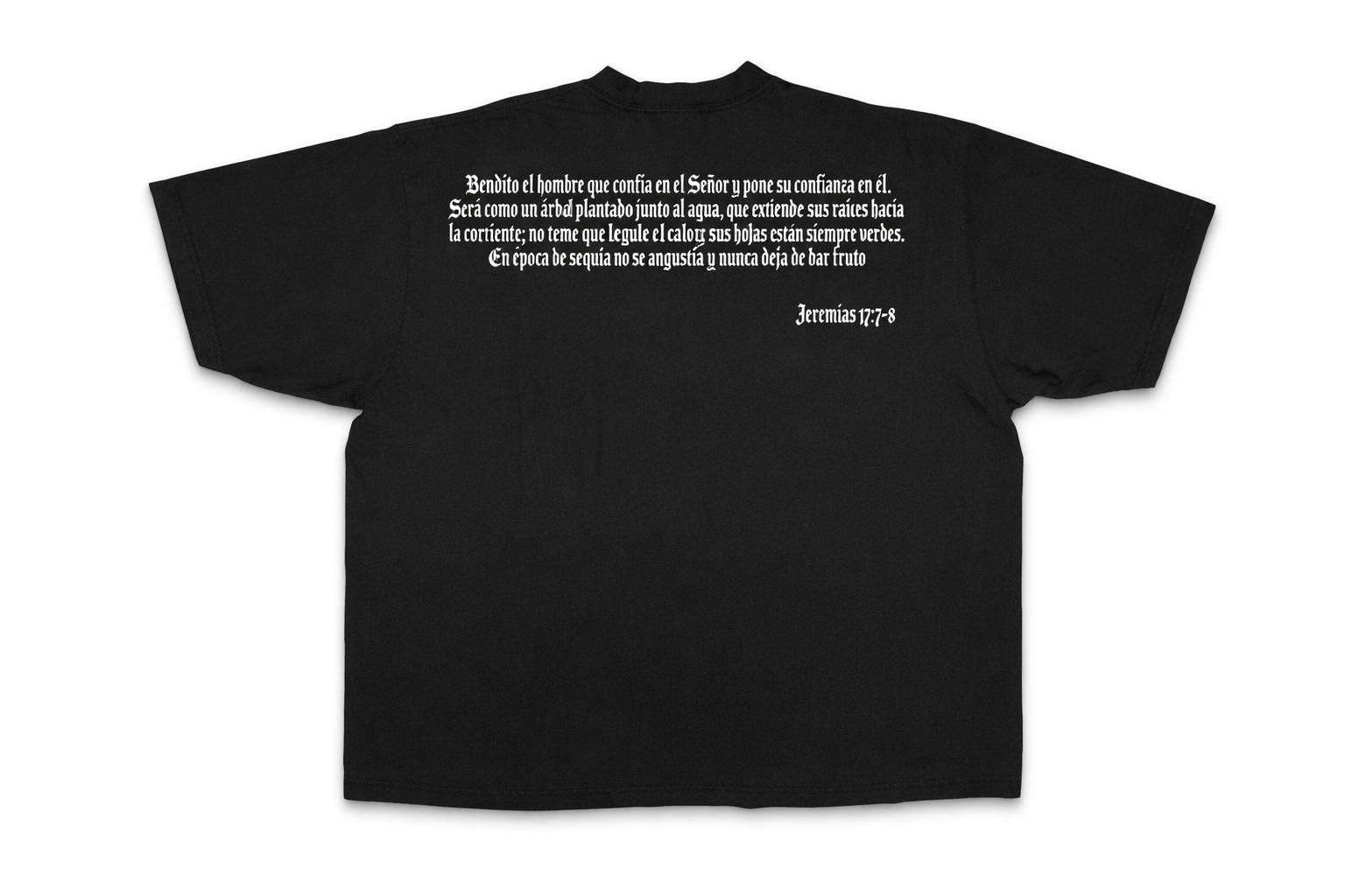 OverlyBlessed Black logo tee